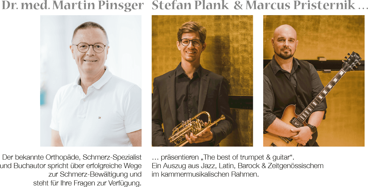 Dr.med. Martin Pinsger, Stefan Plank & Marcus Pisternik